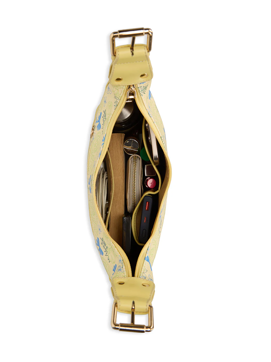 Caprese Scarlet Medium Butter Yellow Hobo - Image 8
