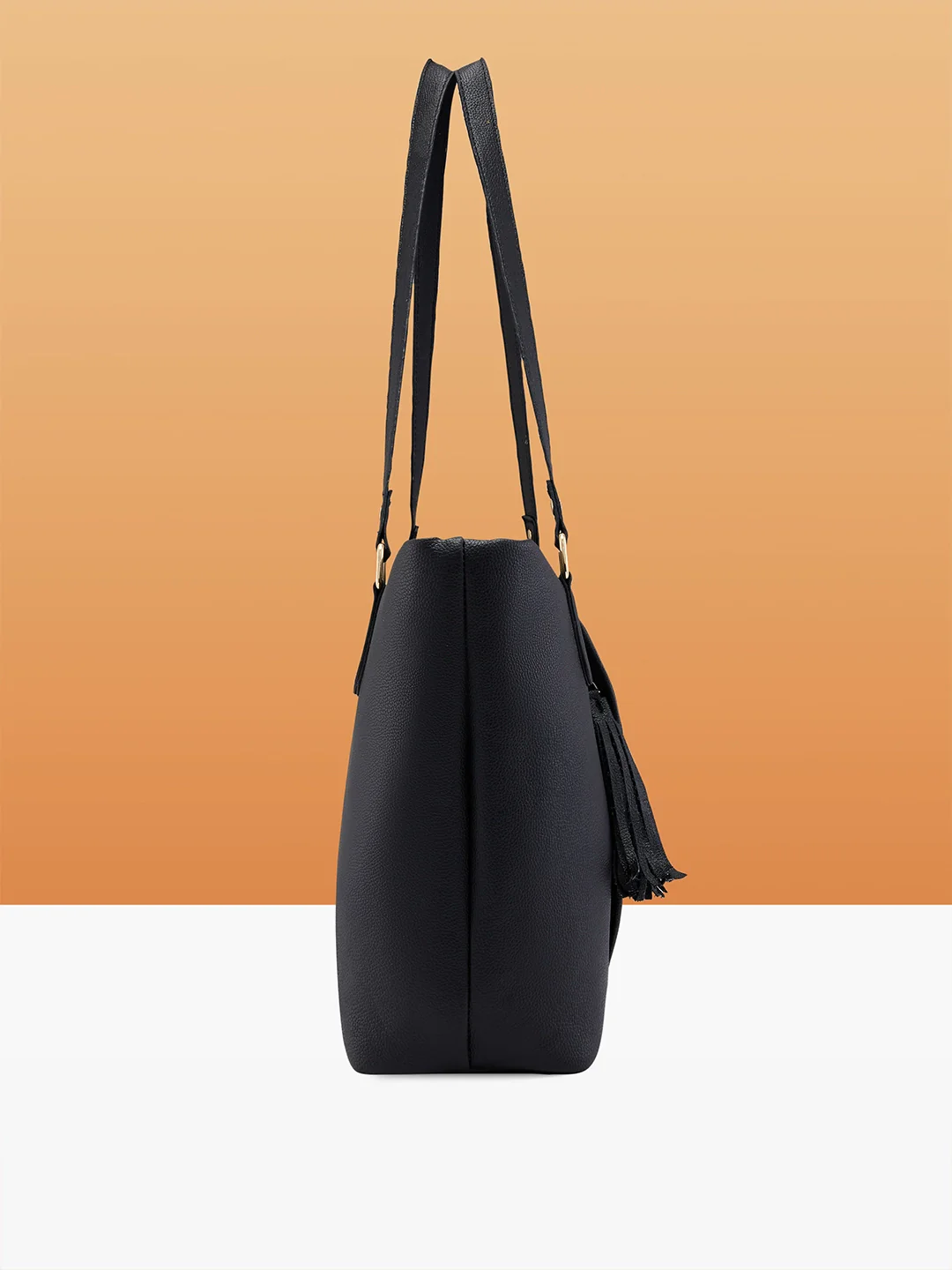 Caprese Scotty Medium Black Tote Bag - Image 12