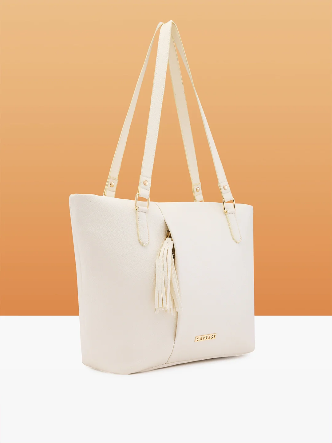 Caprese Scotty Medium White Tote Bag - Image 4