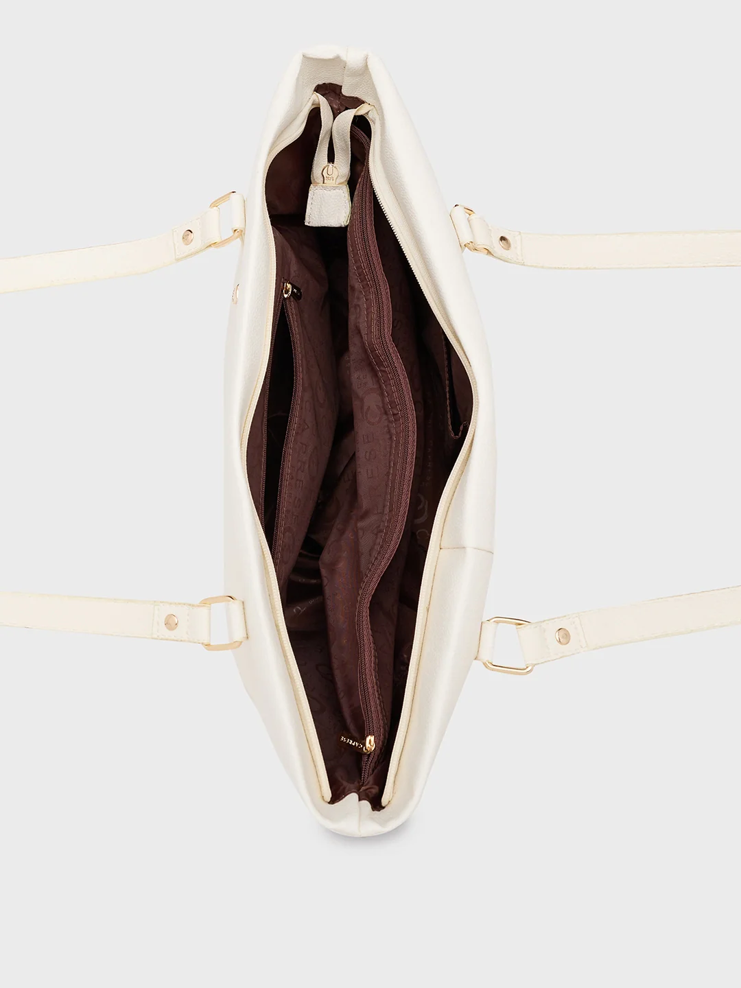 Caprese Scotty Medium White Tote Bag - Image 9