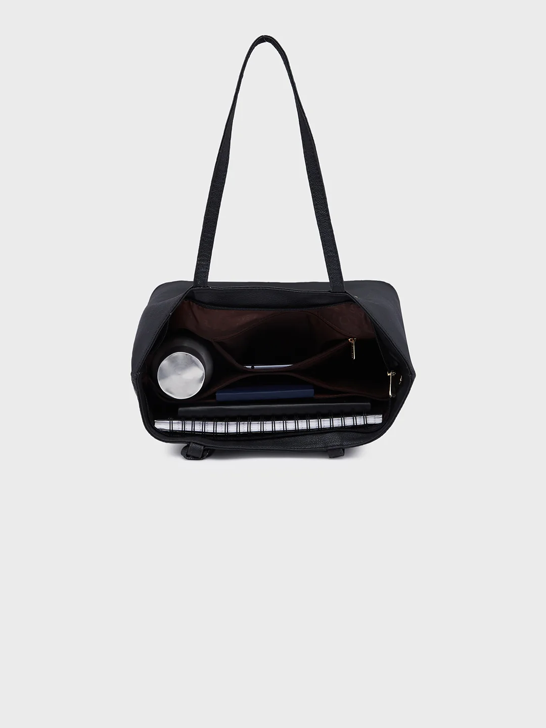 Caprese Scotty Small Black Tote Bag - Image 9