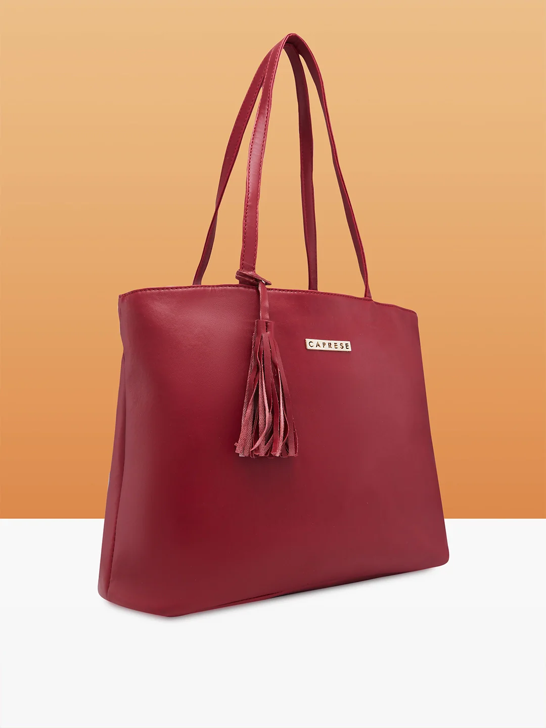 Caprese Scotty Small Maroon Tote Bag - Image 4