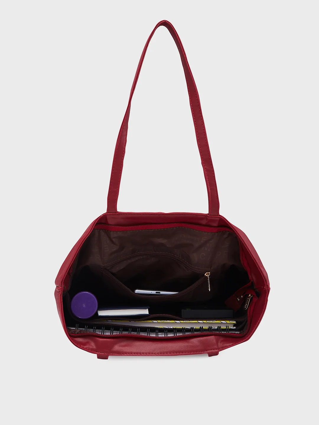 Caprese Scotty Small Maroon Tote Bag - Image 6