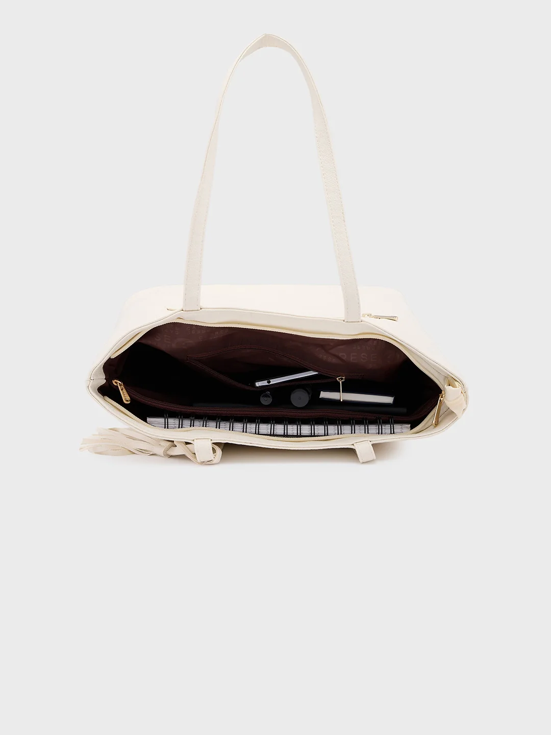Caprese Scotty Small White Tote Bag - Image 9