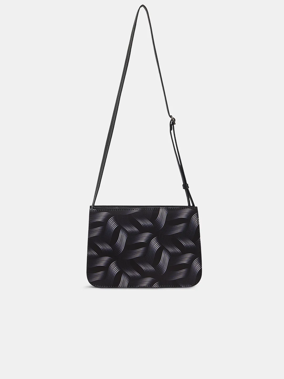 Caprese Seiko Medium Black Sling Bag - Image 5