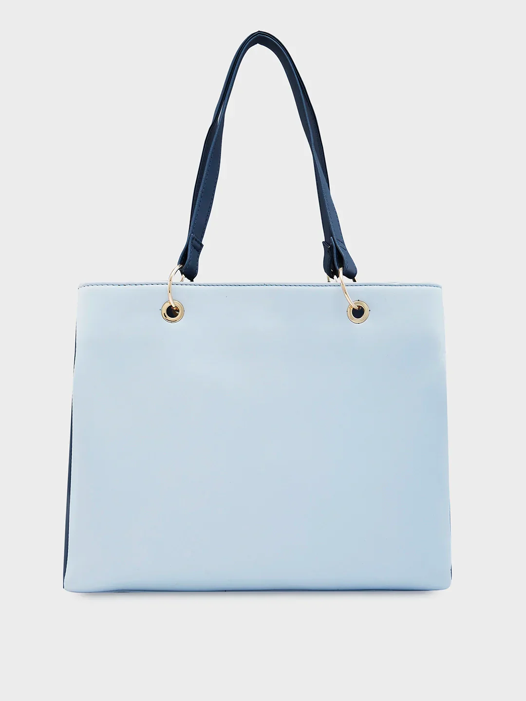 Caprese Seri Small Pale Blue Satchel Bag - Image 3