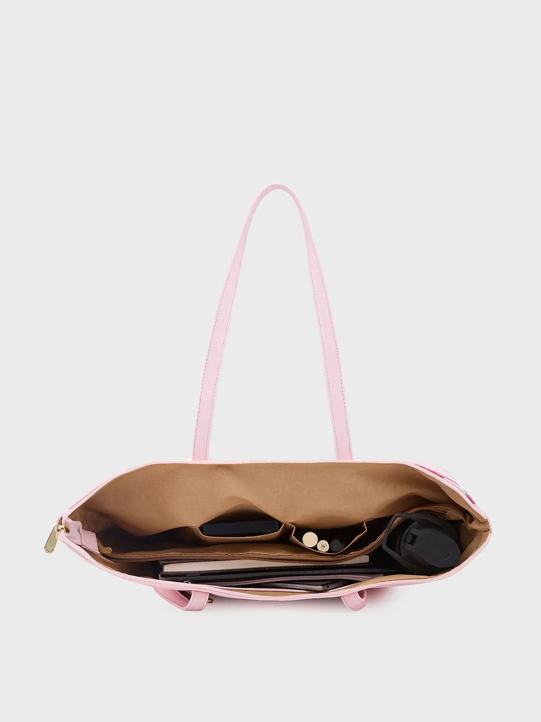 Caprese Shanaya Large Printed Pink Tote Bag - Image 8