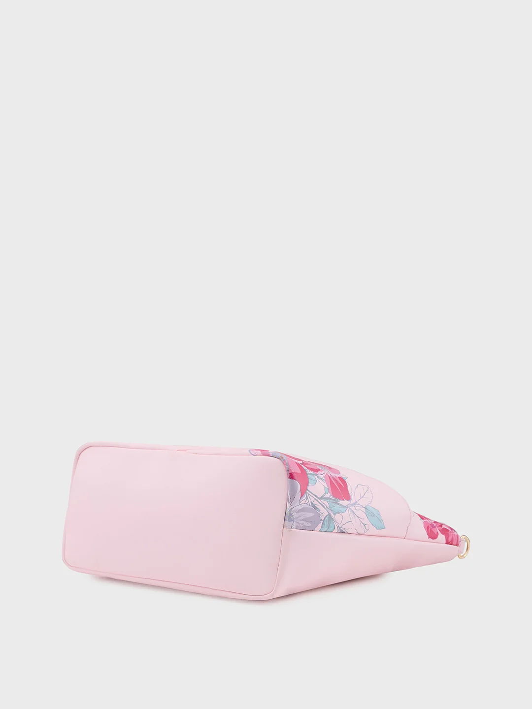 Caprese Shanaya Medium Printed Pink Tote Bag - Image 5