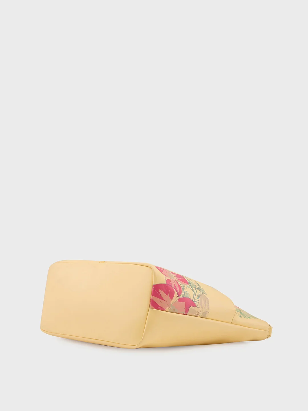 Caprese Shanaya Medium Printed Yellow Tote Bag - Image 5