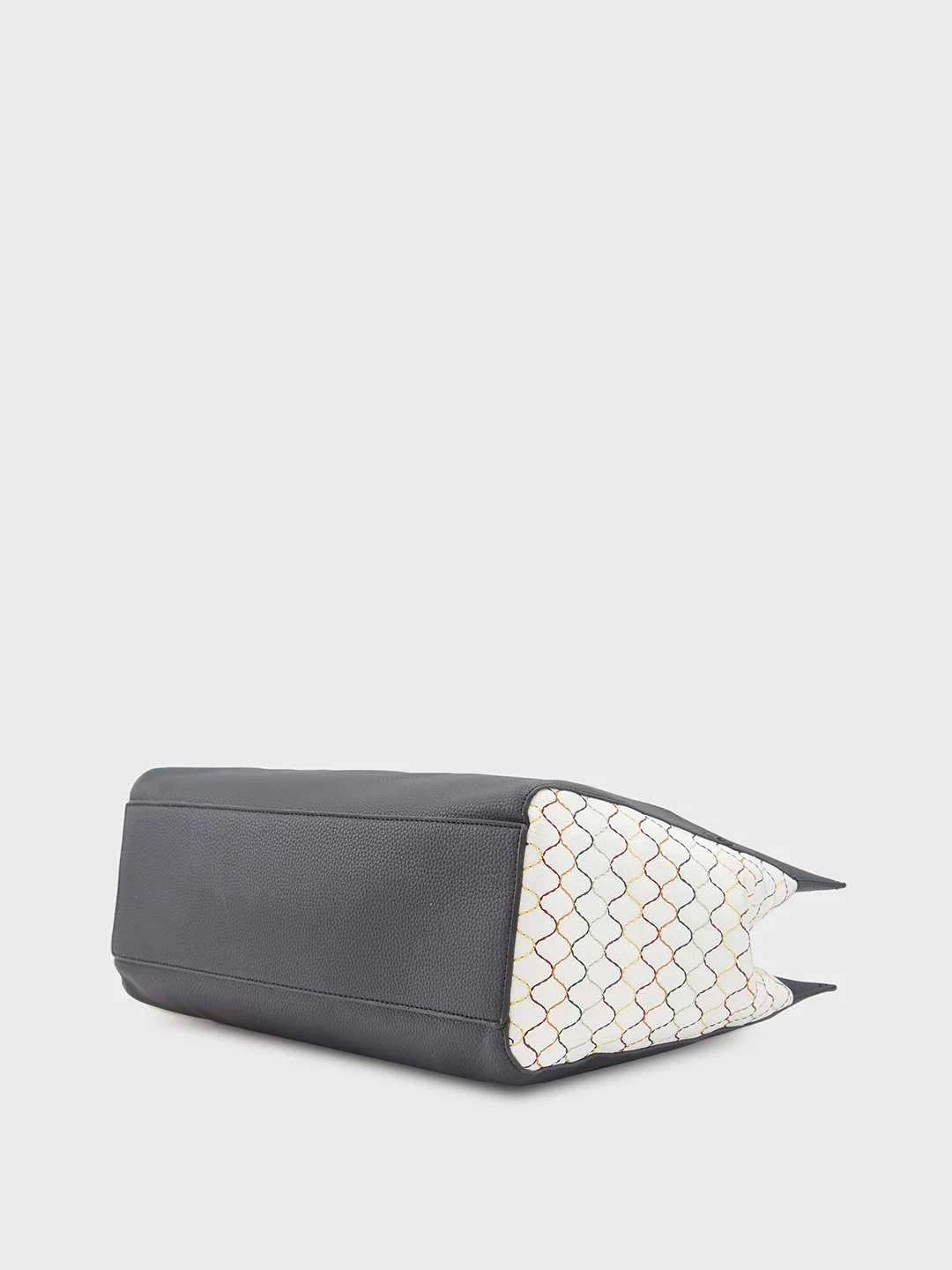 Caprese Shane Large Black Satchel Bag - Image 7