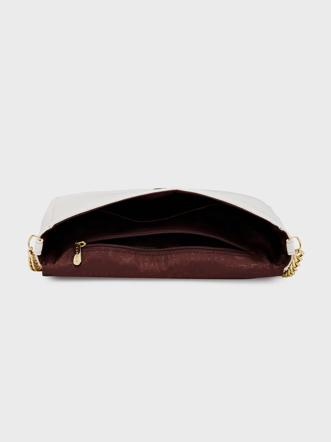 Caprese Shaun Small White Sling Bag - Image 9