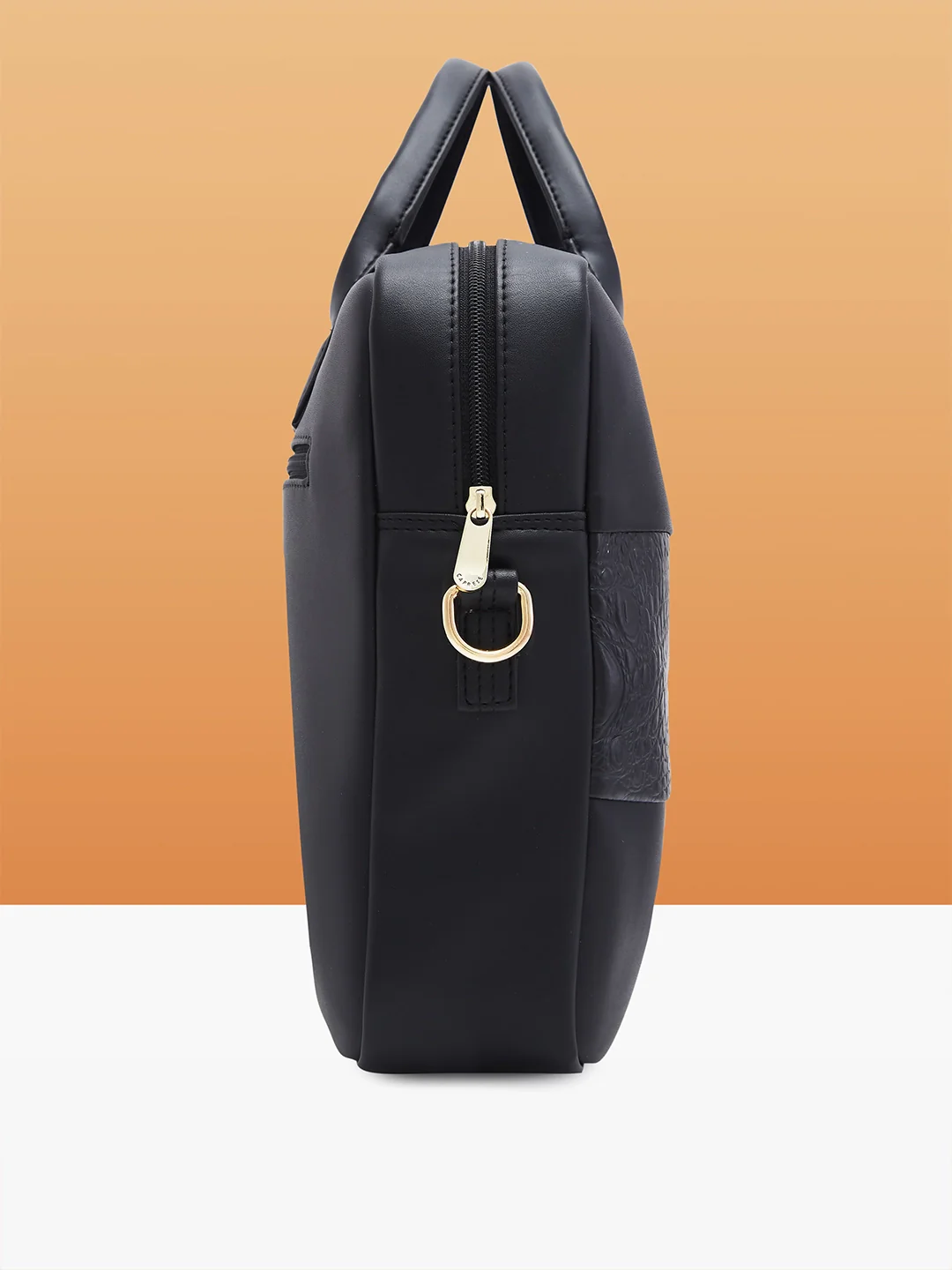 Caprese Shawn Medium Black Laptop Bag - Image 10