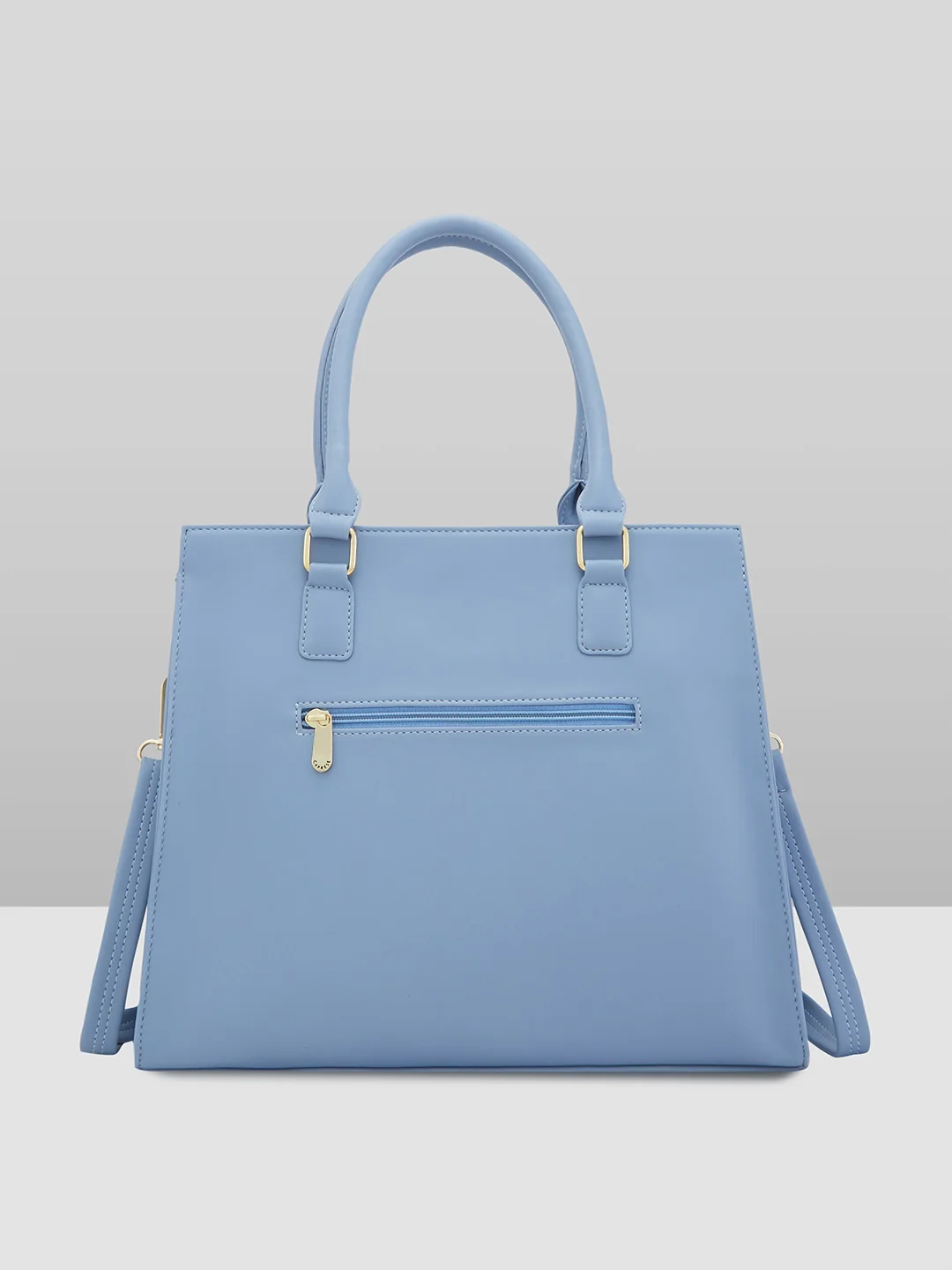 Caprese Sheena Large Blue Satchel Bag - Image 5