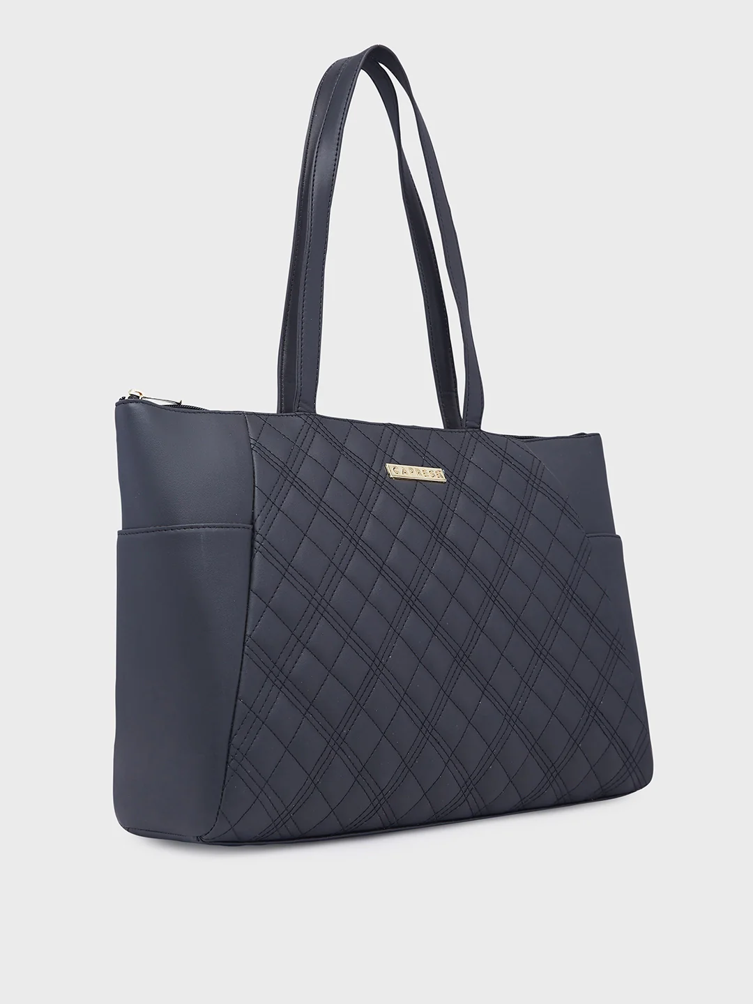 Caprese Sheena Large Black Tote Bag - Image 5