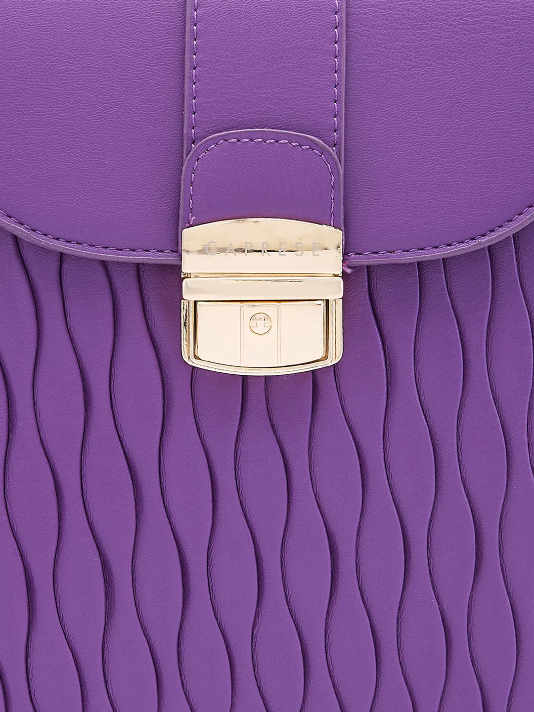 Caprese Shelbee Medium Purple Backpack - Image 3