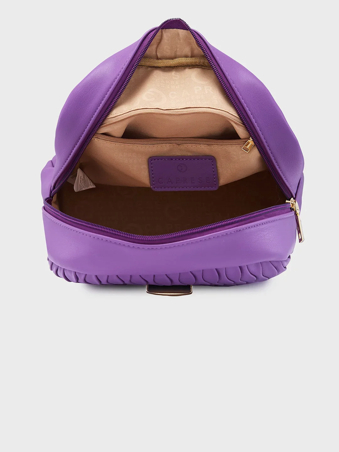 Caprese Shelbee Medium Purple Backpack - Image 4