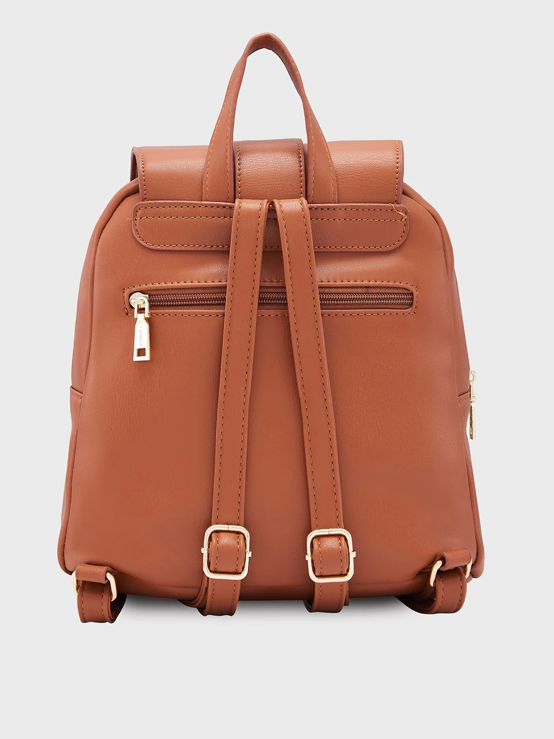 Caprese Shelbee Medium Tan Backpack - Image 5