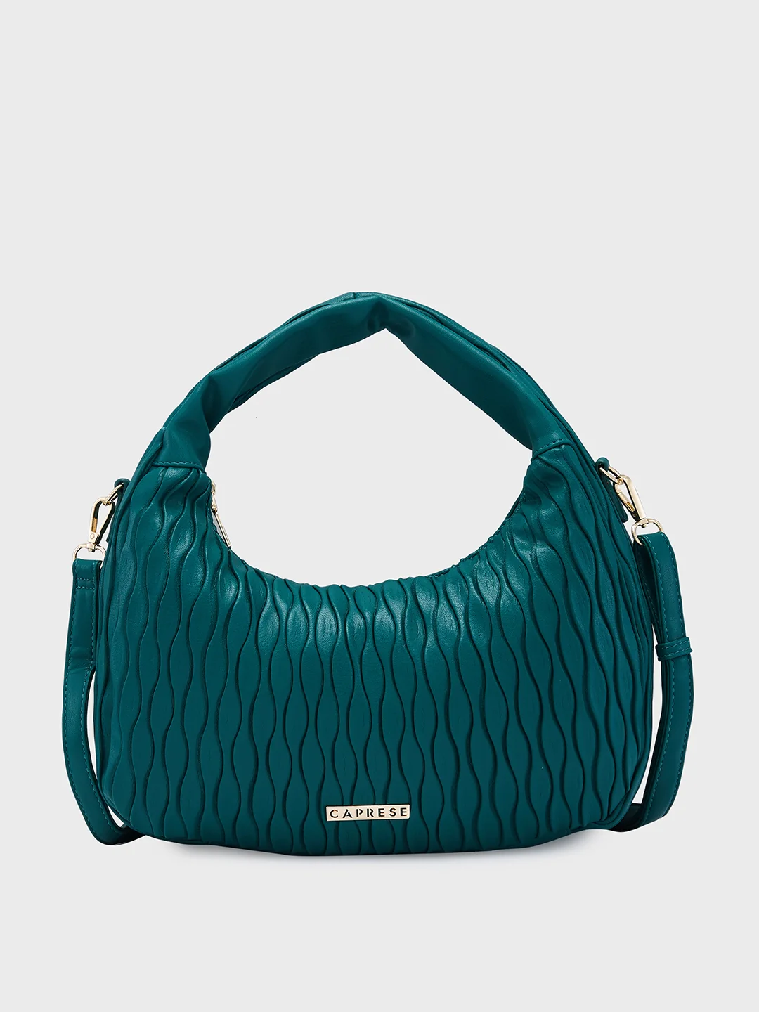 Caprese Shelbee Medium Dark Green Hobo Bag