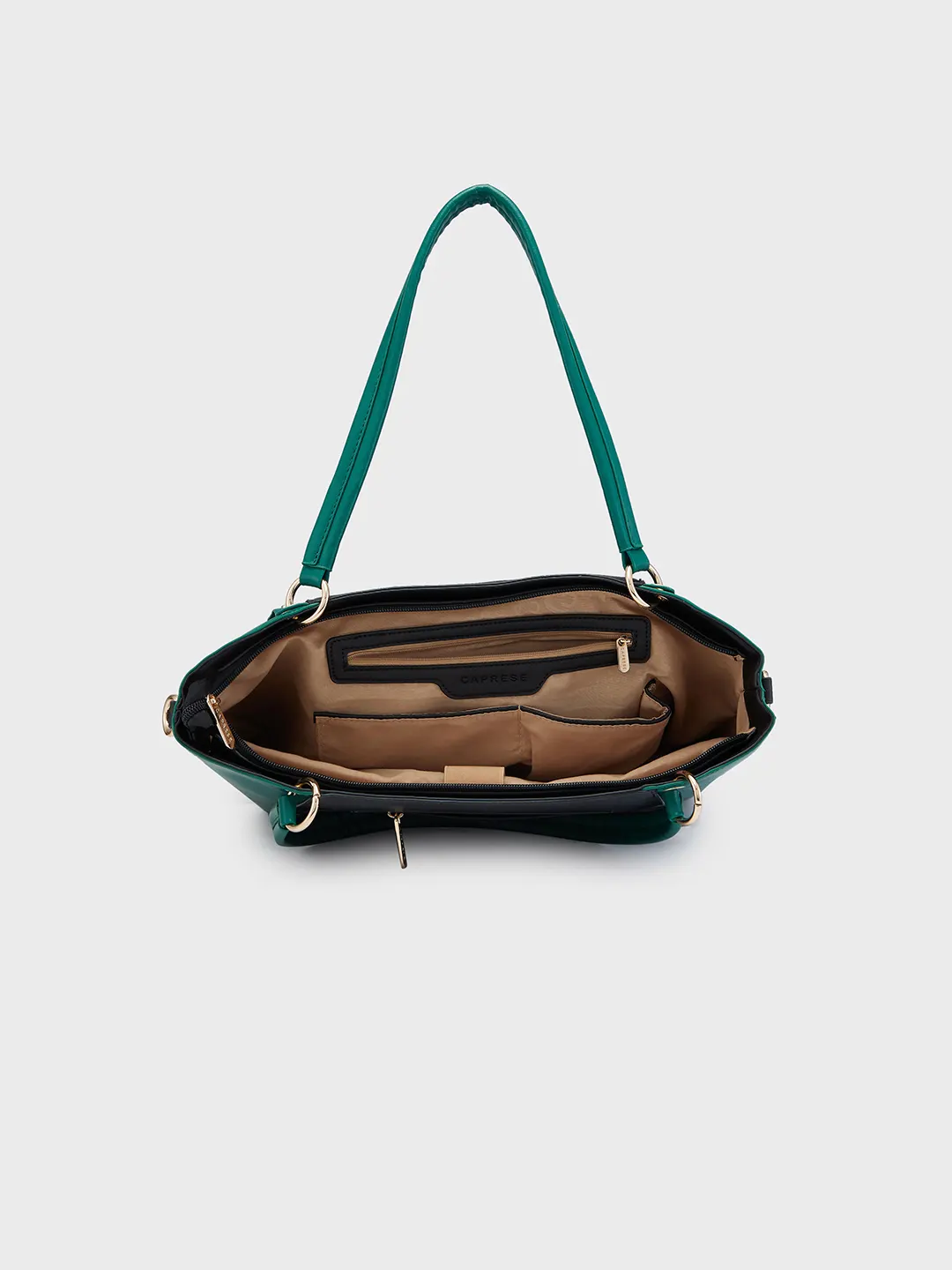 Caprese Shelby Large Black Laptop Tote Bag - Image 5