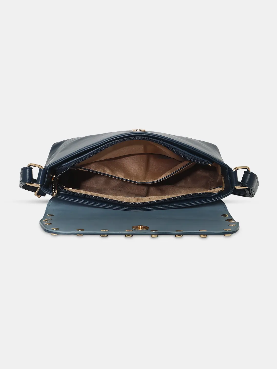 Caprese Shelby Medium Powder Blue Sling Bag - Image 4