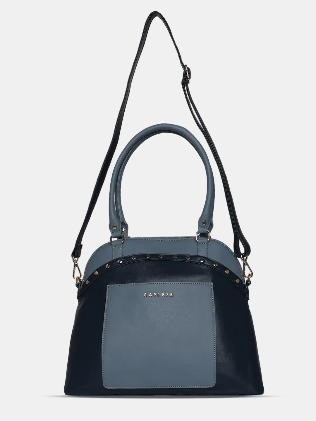 Caprese Shelby Large Powder Blue Satchel Bag - Image 11