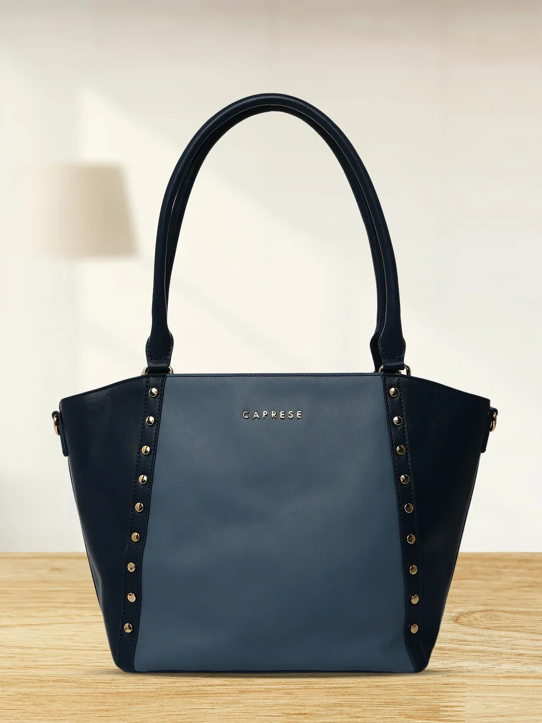Caprese Shelby Medium Powder Blue Satchel Bag - Image 3