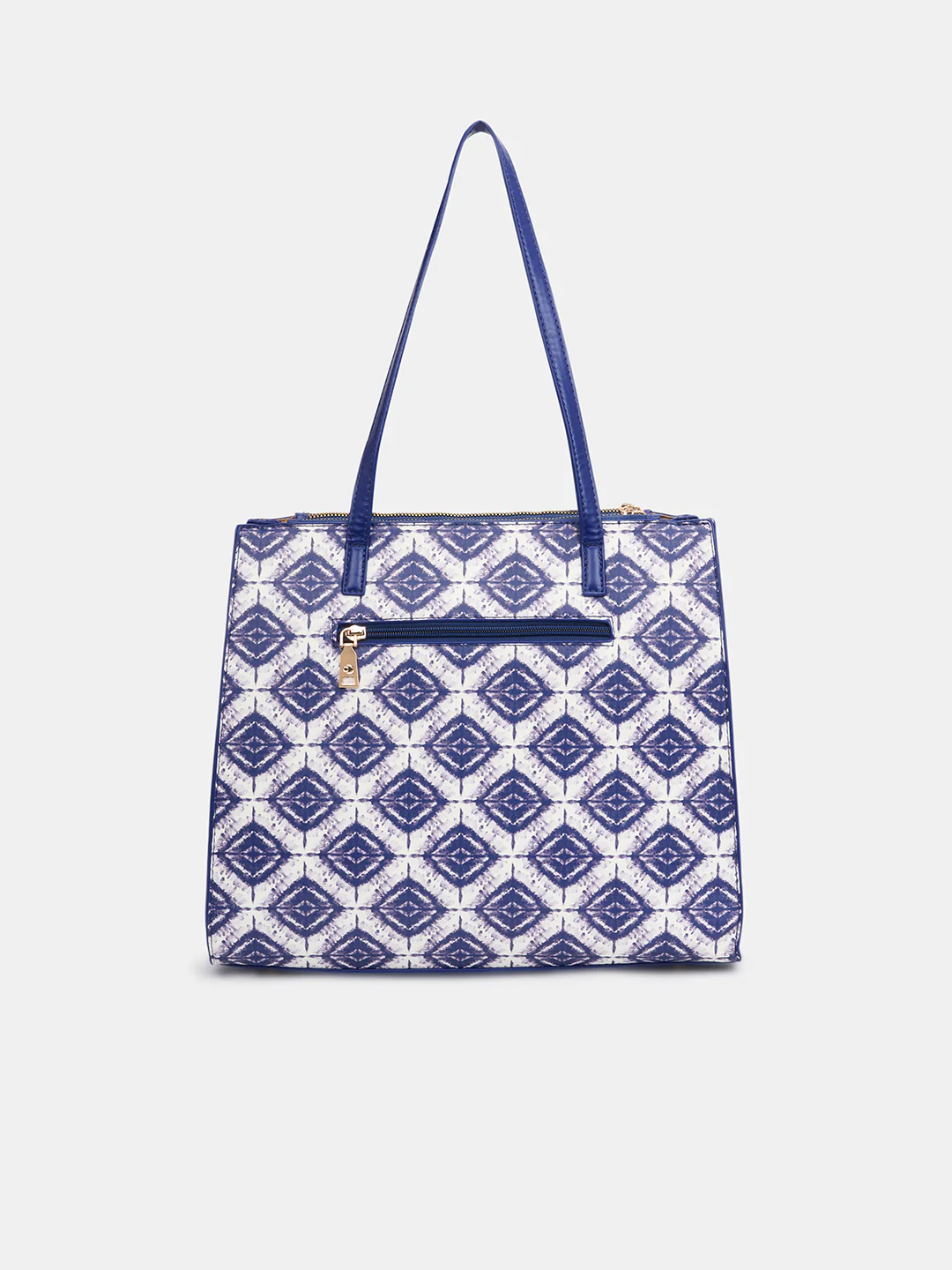 Caprese Shibori Large Blue Tote Bag - Image 4
