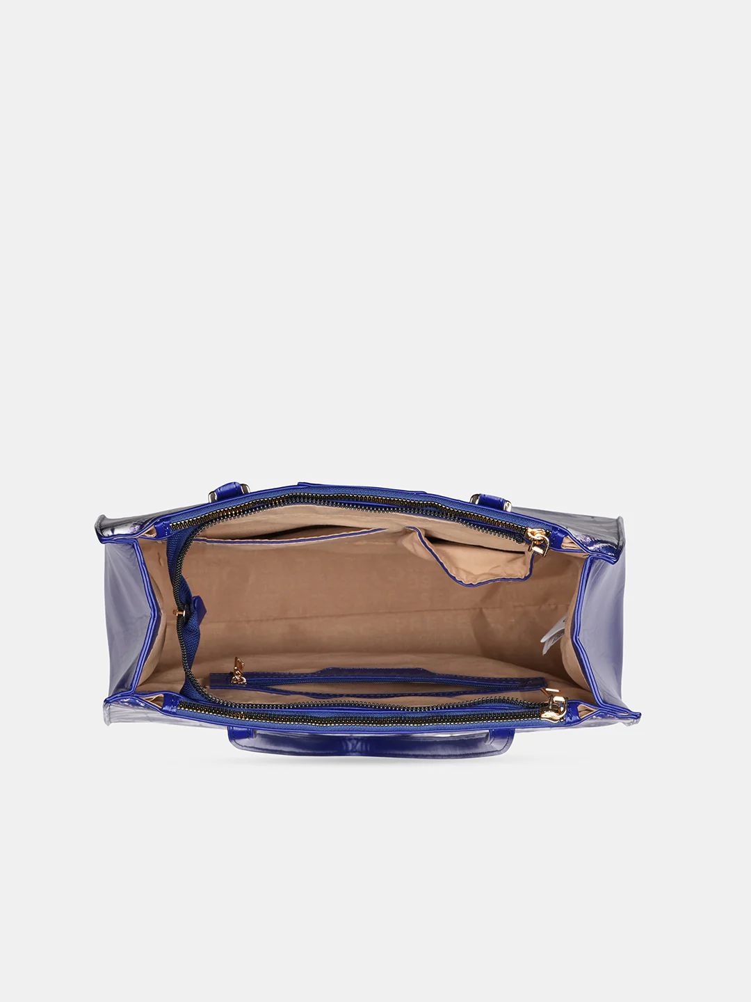 Caprese Shibori Large Blue Tote Bag - Image 6