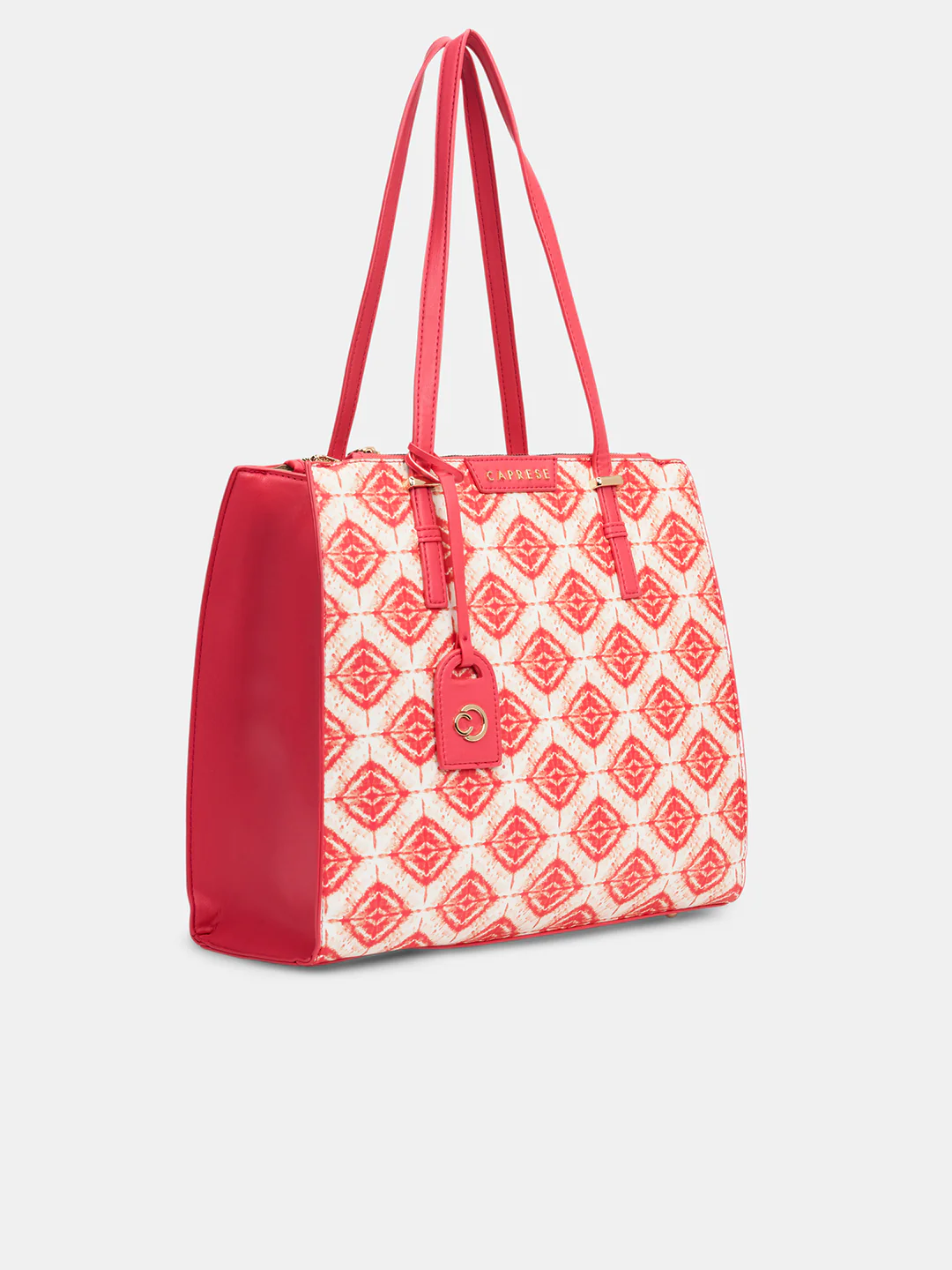 Caprese Shibori Large Pink Tote Bag - Image 3