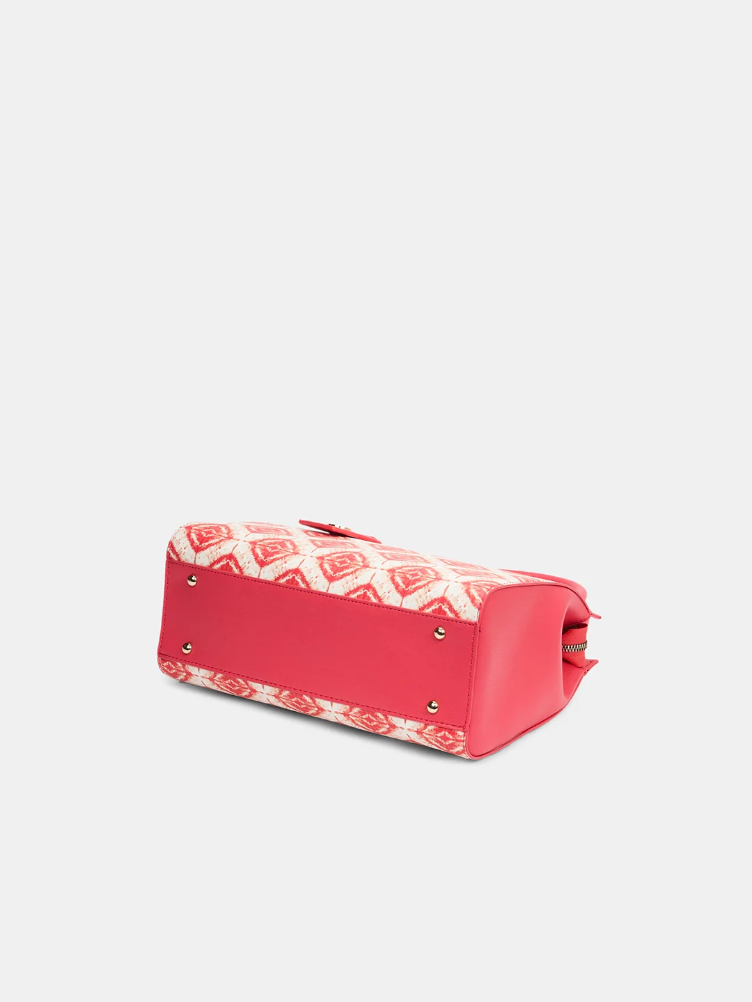 Caprese Shibori Medium Pink Satchel Bag - Image 5