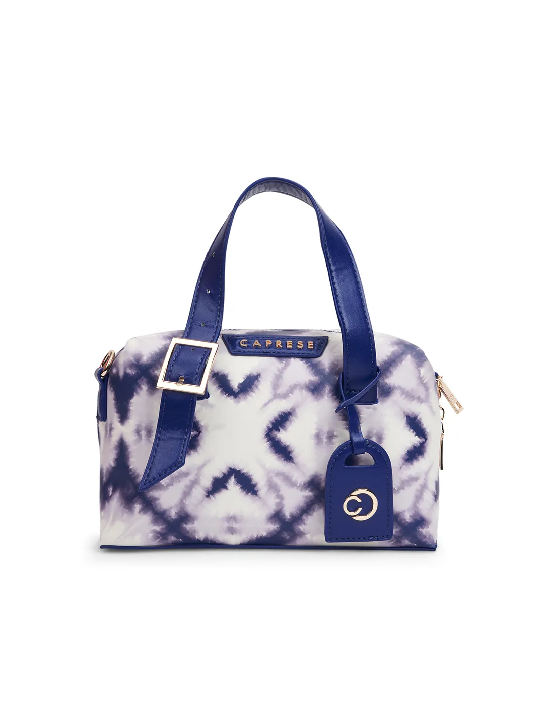 Caprese Shibori Small Blue Duffel Bag - Image 2