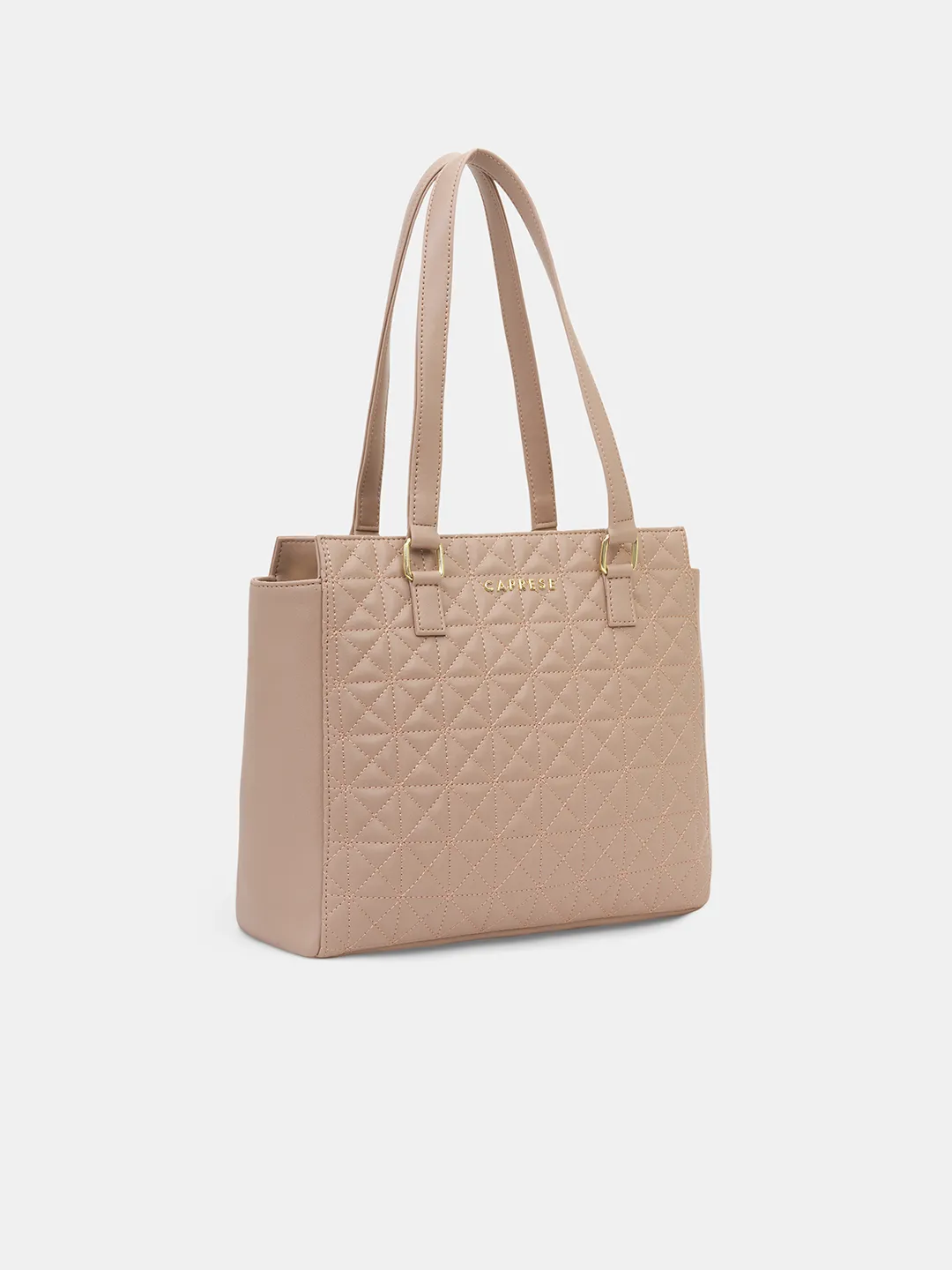 Caprese Shine Medium Dark Pink Tote Bag - Image 4