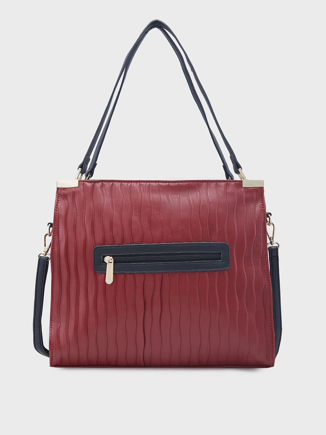 Caprese Shyla Large Burgundy Hobo Bag - Image 4