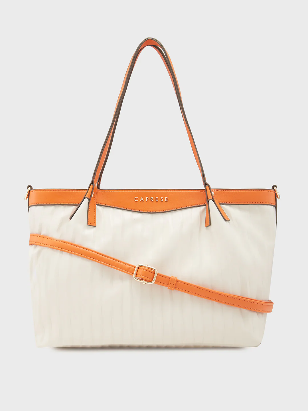 Caprese Shyla Large Cream Satchel Bag - Image 14