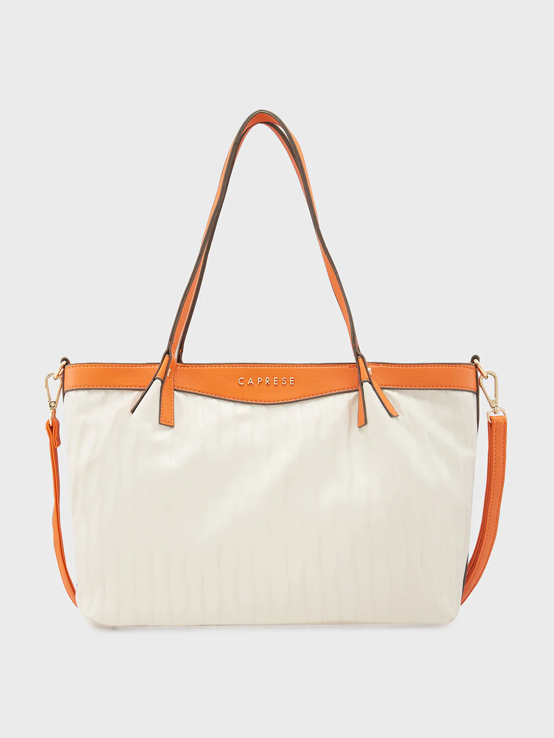 Caprese Shyla Large Cream Satchel Bag - Image 3