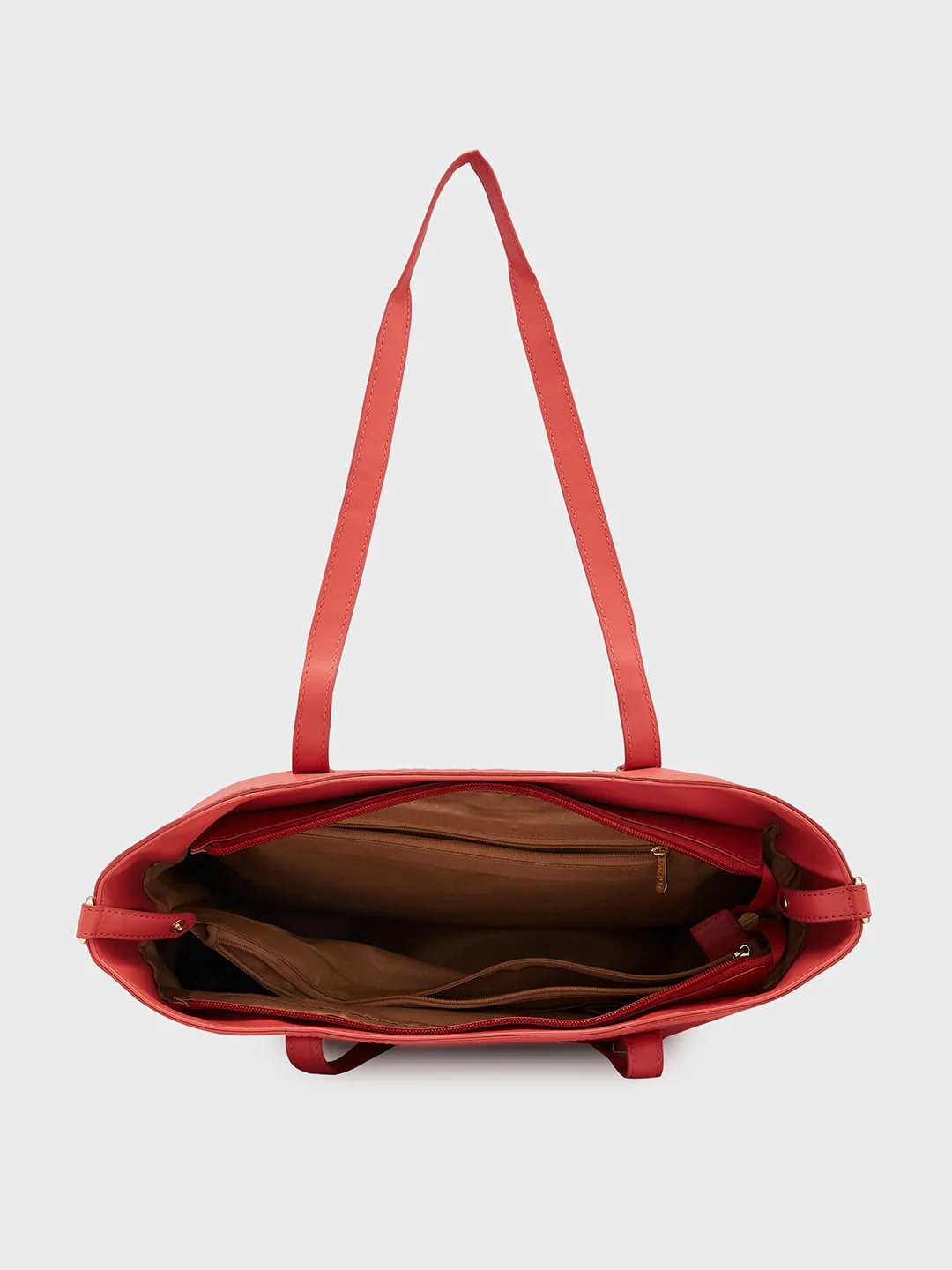 Caprese Shyla Large Peach Tote Bag - Image 9