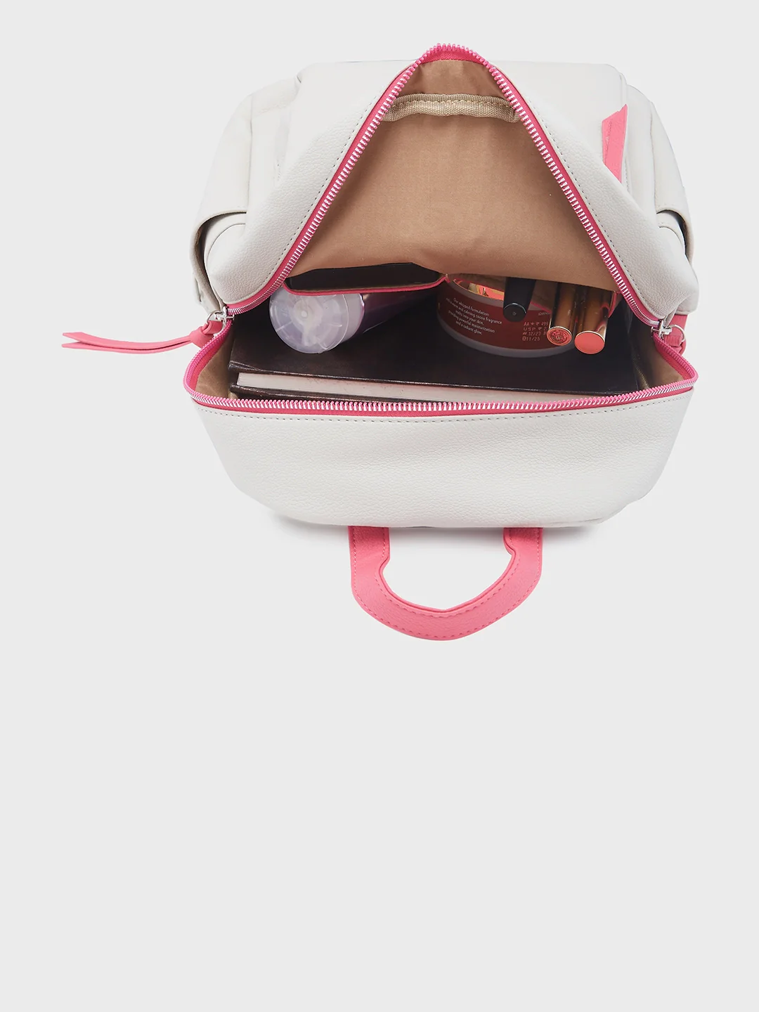 Caprese Sia Medium Beige Fashion Backpack - Image 6