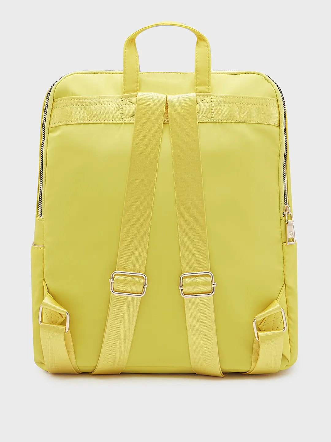 Caprese Sierra Large Dark Yellow Backpack - Image 9