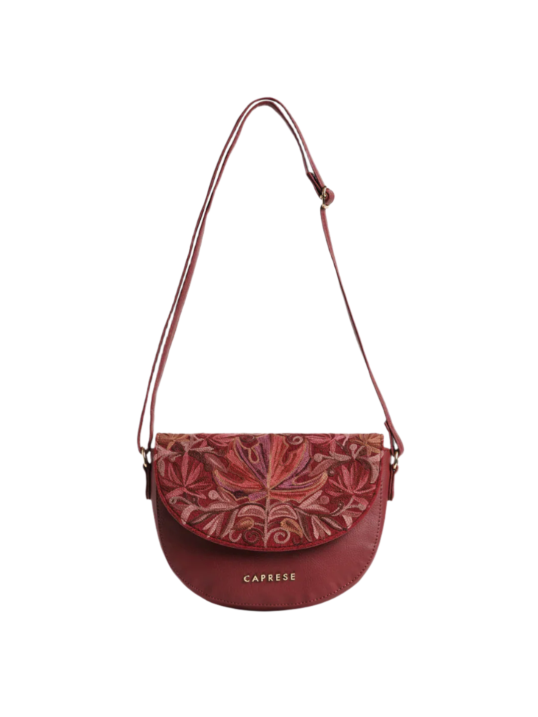 Caprese Siji Tresna Medium Red Crossbody Bag - Image 2