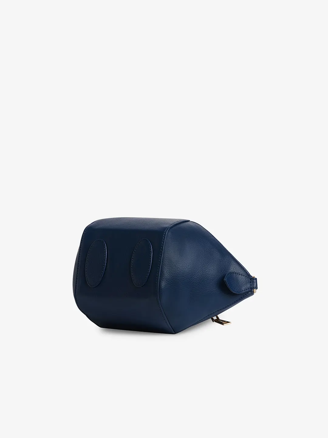 Caprese Siji Tresna Small Blue Satchel Bag - Image 5