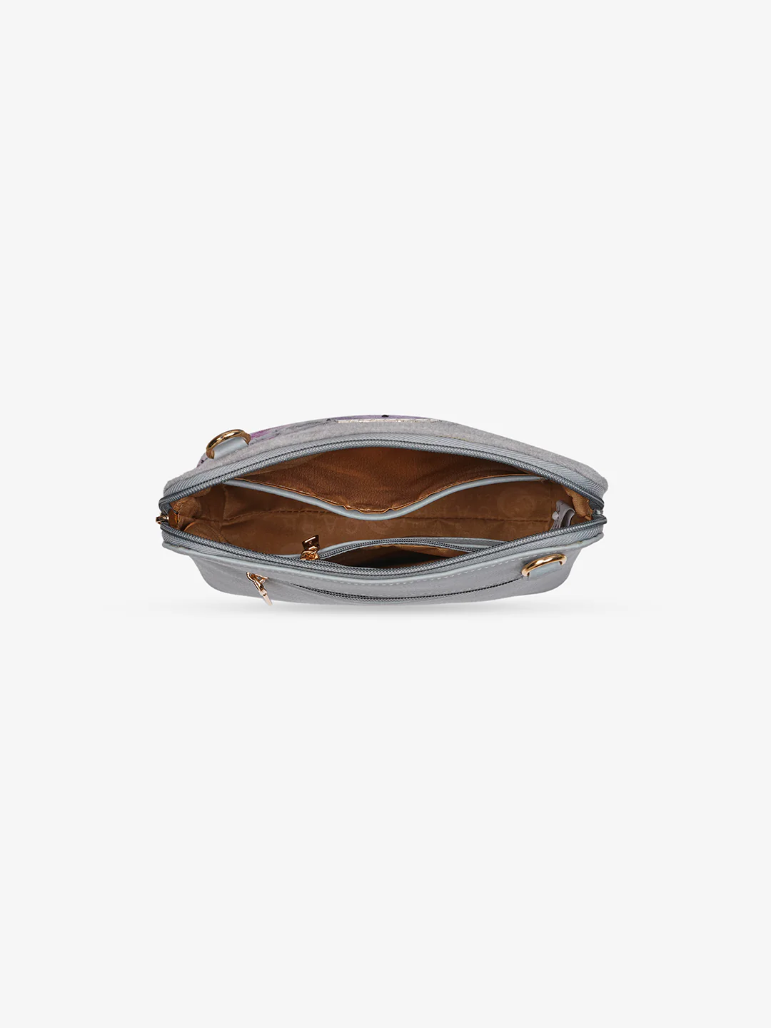 Caprese Siji Tresna Small Grey Crossbody Bag - Image 5