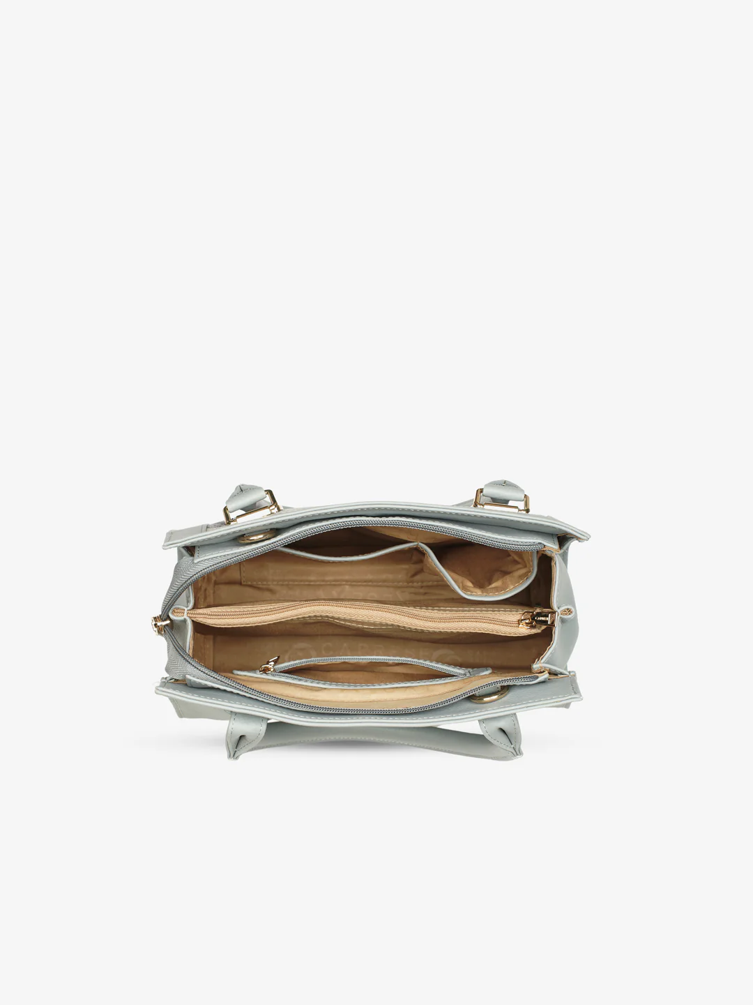 Caprese Siji Tresna Small Grey Tote Bag - Image 6