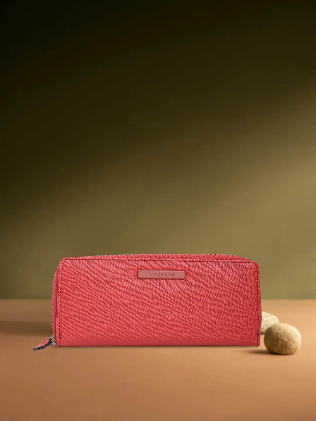Caprese Sophia Large Red Zip Around Wallet - Image 9