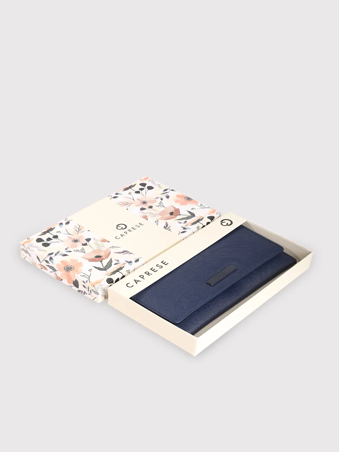 Caprese Sophia Medium Navy Flap Wallet - Image 10