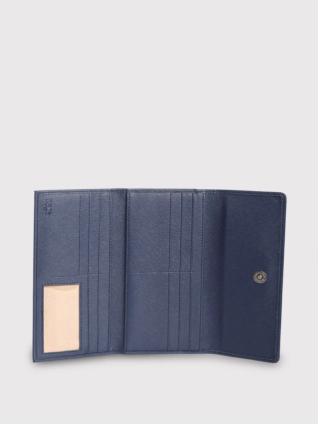 Caprese Sophia Medium Navy Flap Wallet - Image 7