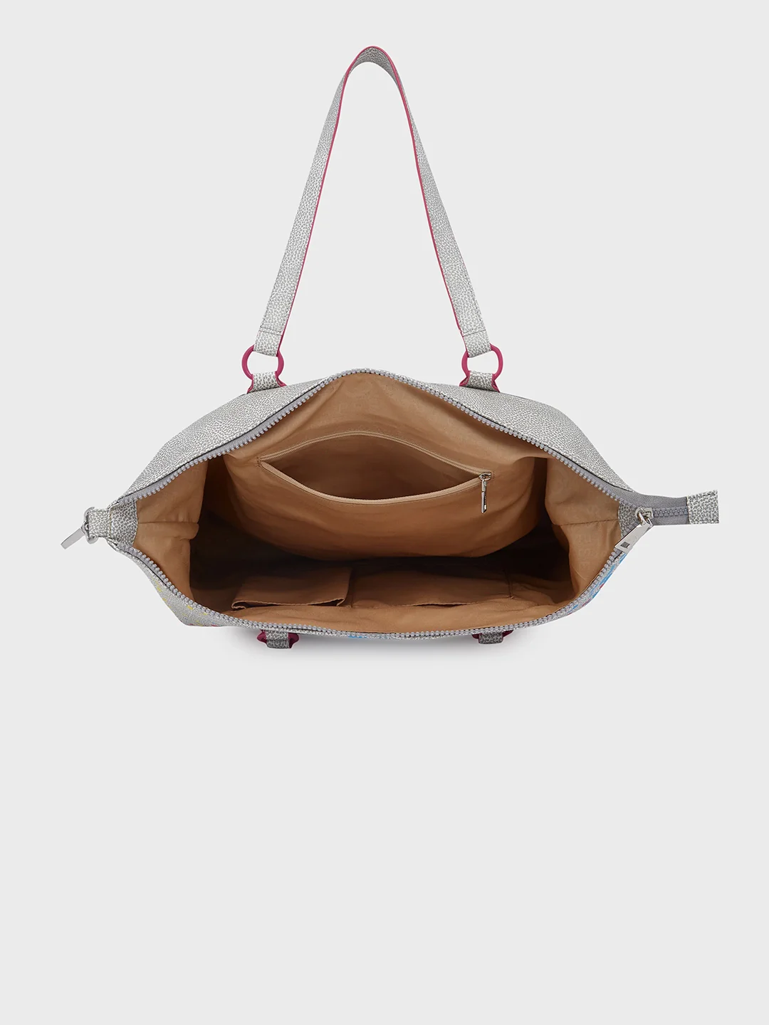 Caprese Splash Large Beige Tote - Image 10