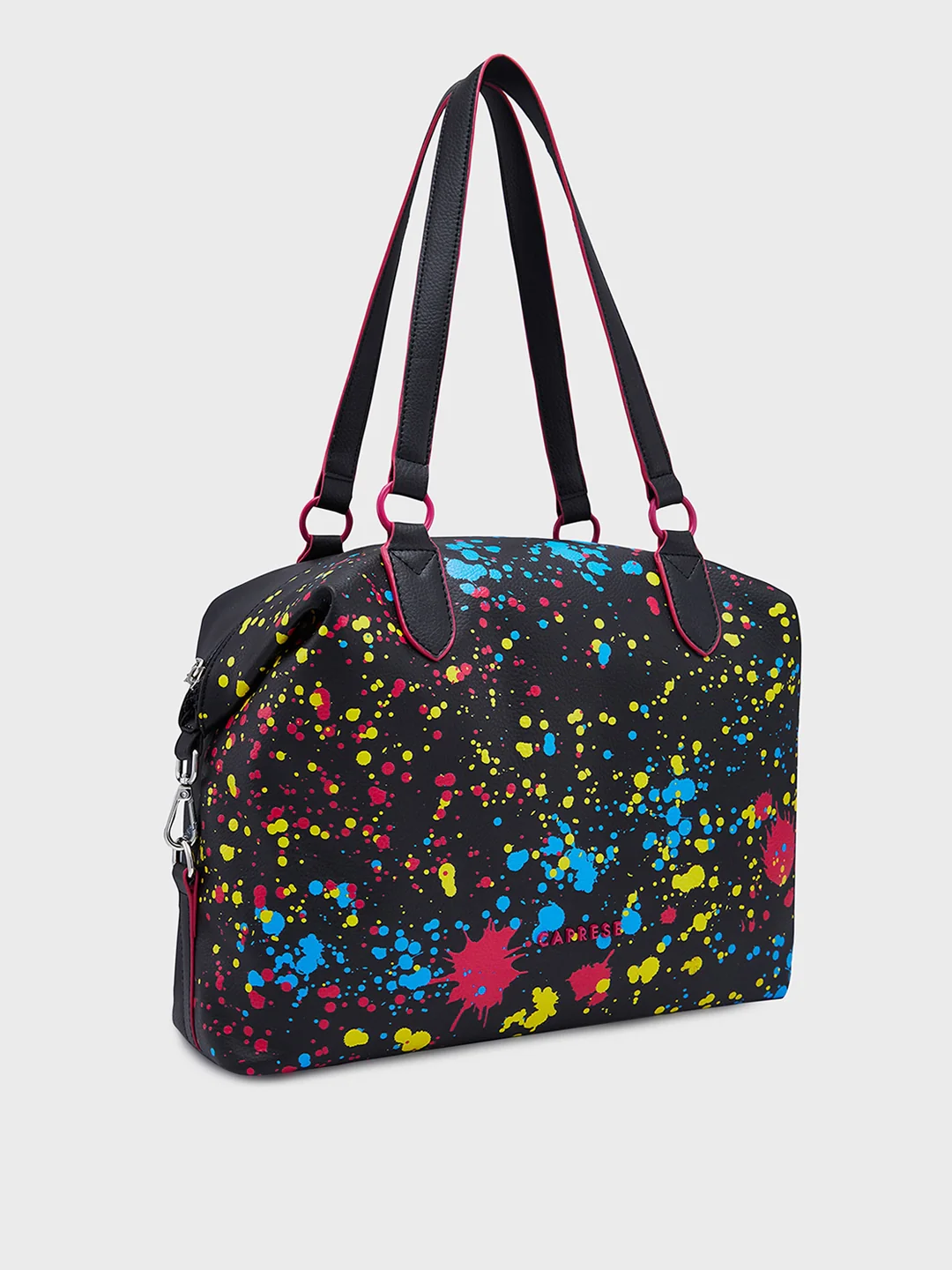 Caprese Splash Large Black Tote - Image 4