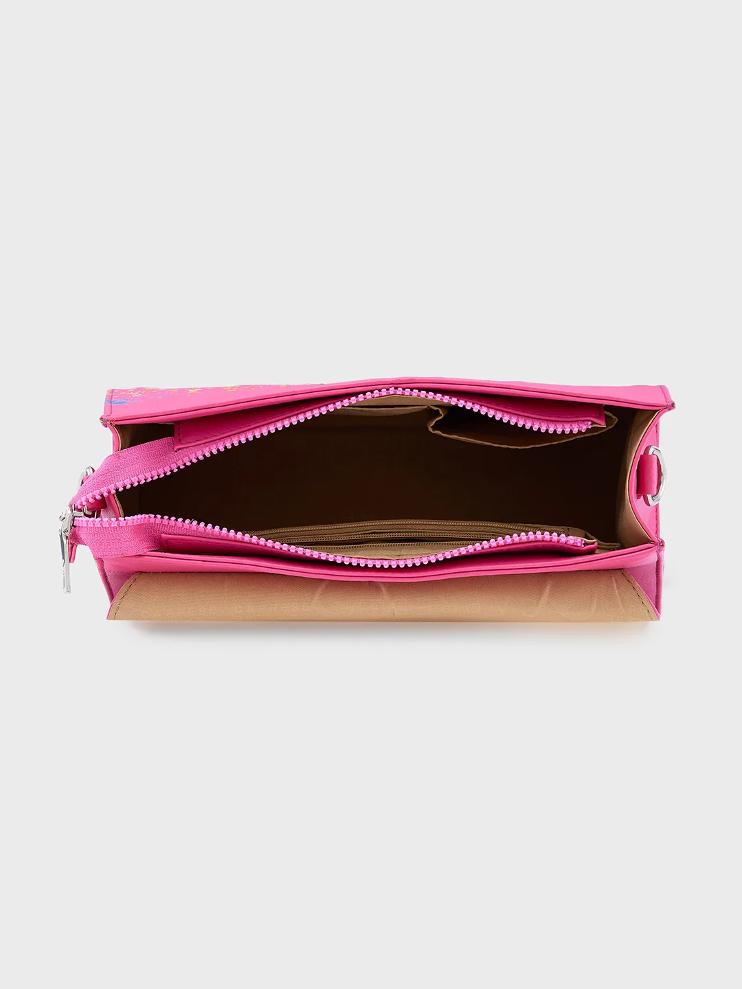 Caprese Splash Medium Fuchsia Satchel - Image 9