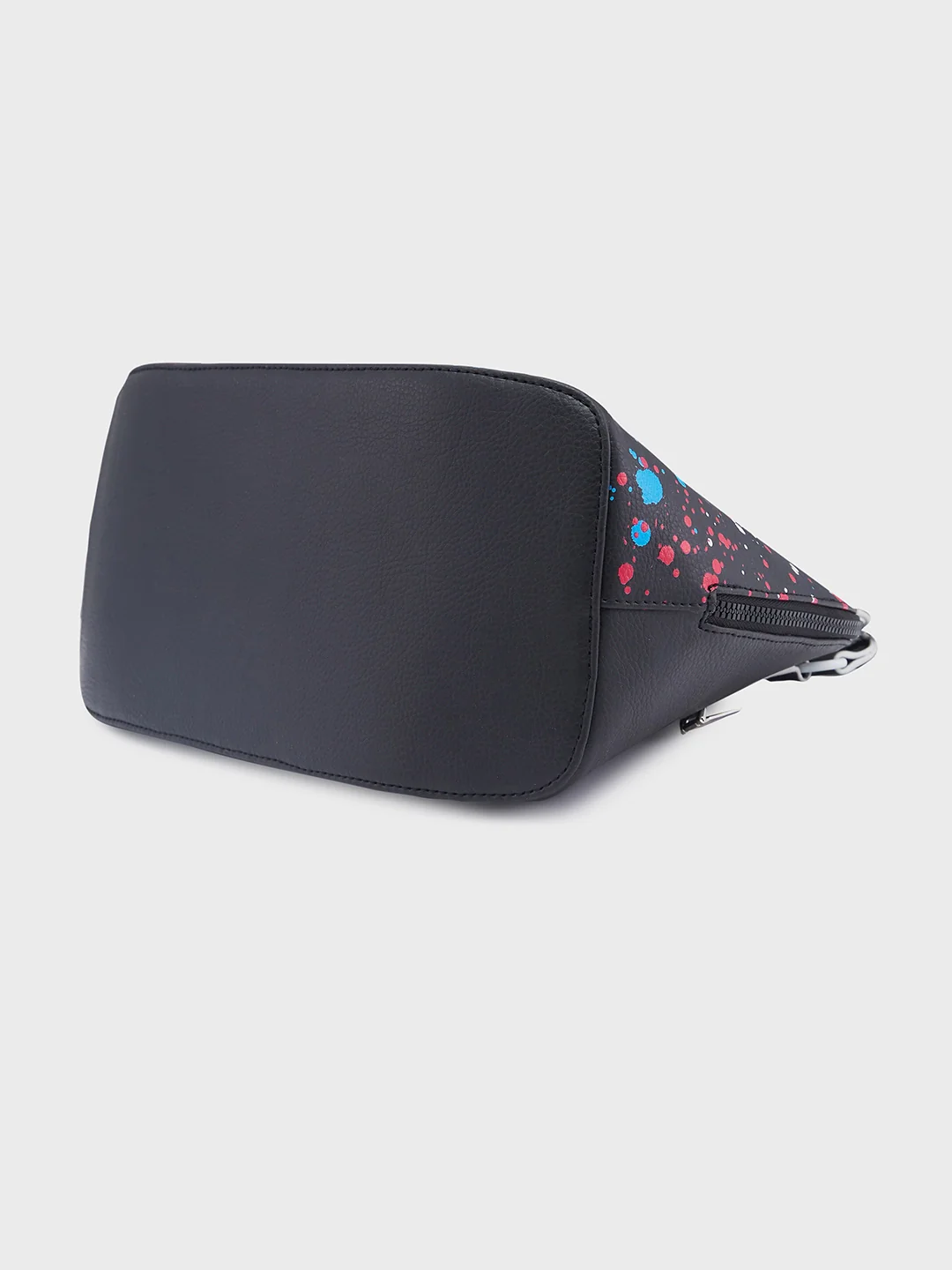 Caprese Splash Small Black Satchel - Image 5