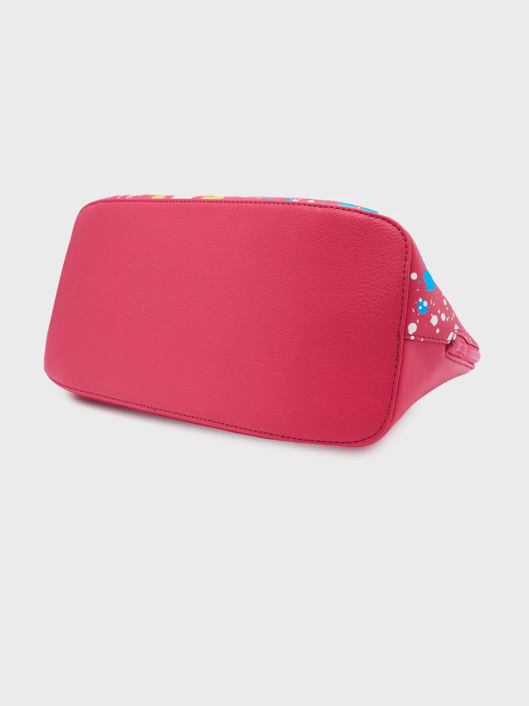 Caprese Splash Small Fuchsia Satchel - Image 6
